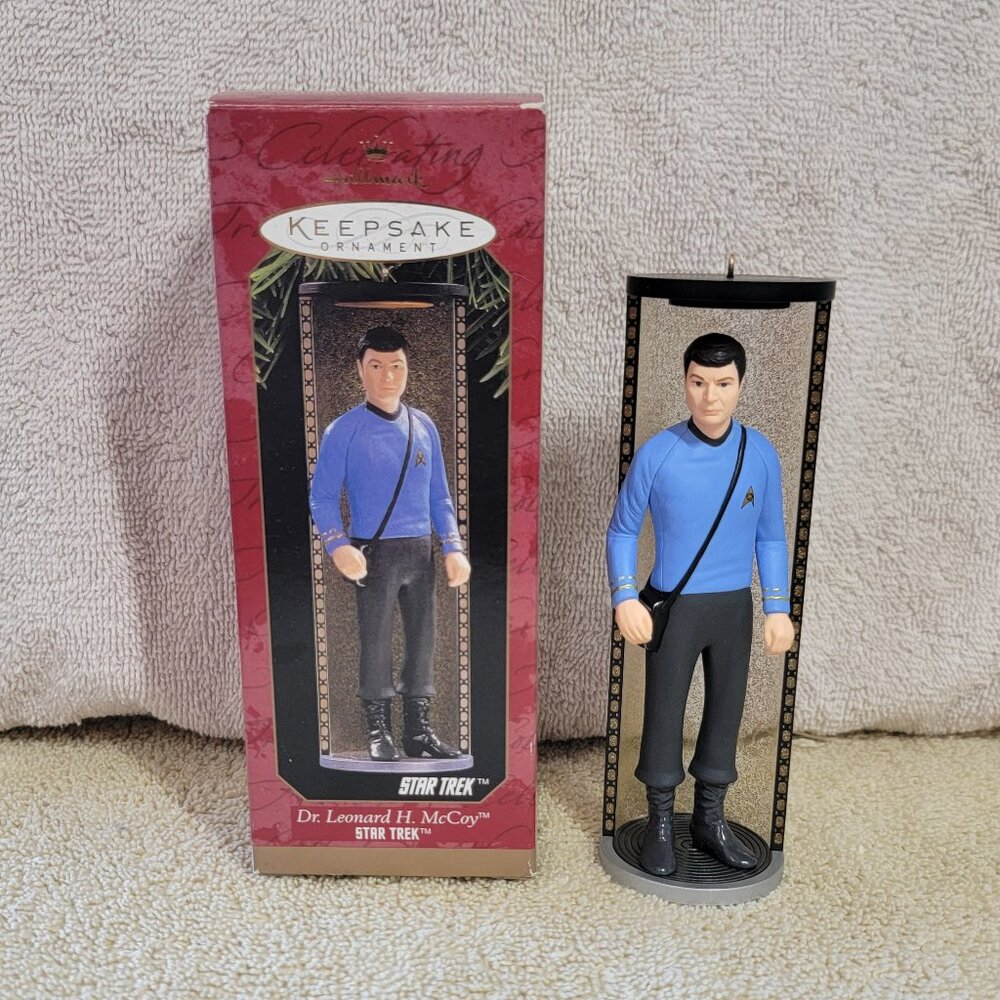 1997 Hallmark Keepsake Star Trek Christmas Ornament Dr. Leonard H. McCoy Bones
